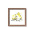 Picture of Construction Trucks I  _GroupedProduct_Square_Mini_ _GroupedProduct_Square_Framed_Matted_