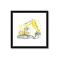Picture of Construction Trucks I  _GroupedProduct_Square_Mini_ _GroupedProduct_Square_Framed_Matted_