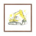 Picture of Construction Trucks I  _GroupedProduct_Square_Mini_ _GroupedProduct_Square_Framed_Matted_
