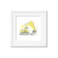 Picture of Construction Trucks I  _GroupedProduct_Square_Mini_ _GroupedProduct_Square_Framed_Matted_