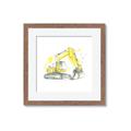 Picture of Construction Trucks I  _GroupedProduct_Square_Mini_ _GroupedProduct_Square_Framed_Matted_