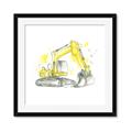 Picture of Construction Trucks I  _GroupedProduct_Square_Mini_ _GroupedProduct_Square_Framed_Matted_