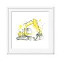 Picture of Construction Trucks I  _GroupedProduct_Square_Mini_ _GroupedProduct_Square_Framed_Matted_