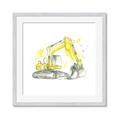 Picture of Construction Trucks I  _GroupedProduct_Square_Mini_ _GroupedProduct_Square_Framed_Matted_
