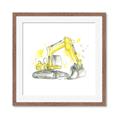 Picture of Construction Trucks I  _GroupedProduct_Square_Mini_ _GroupedProduct_Square_Framed_Matted_