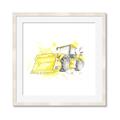 Picture of Construction Trucks II _GroupedProduct_Square_Mini_ _GroupedProduct_Square_Framed_Matted_