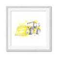 Picture of Construction Trucks II _GroupedProduct_Square_Mini_ _GroupedProduct_Square_Framed_Matted_