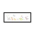 Picture of Dino Parade Full _GroupedProduct_Panel_Landscape_Mini_ _GroupedProduct_Panel_Landscape_Framed_Matted_