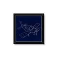 Picture of Airplane Navy I _GroupedProduct_Square_Mini_ _GroupedProduct_Square_Framed_Matted_