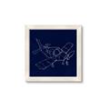 Picture of Airplane Navy I _GroupedProduct_Square_Mini_ _GroupedProduct_Square_Framed_Matted_