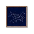 Picture of Airplane Navy I _GroupedProduct_Square_Mini_ _GroupedProduct_Square_Framed_Matted_