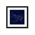 Picture of Airplane Navy I _GroupedProduct_Square_Mini_ _GroupedProduct_Square_Framed_Matted_