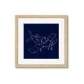 Picture of Airplane Navy I _GroupedProduct_Square_Mini_ _GroupedProduct_Square_Framed_Matted_