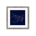 Picture of Airplane Navy I _GroupedProduct_Square_Mini_ _GroupedProduct_Square_Framed_Matted_