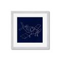 Picture of Airplane Navy I _GroupedProduct_Square_Mini_ _GroupedProduct_Square_Framed_Matted_