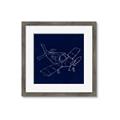 Picture of Airplane Navy I _GroupedProduct_Square_Mini_ _GroupedProduct_Square_Framed_Matted_
