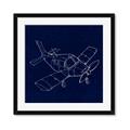 Picture of Airplane Navy I _GroupedProduct_Square_Mini_ _GroupedProduct_Square_Framed_Matted_
