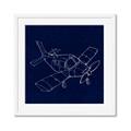 Picture of Airplane Navy I _GroupedProduct_Square_Mini_ _GroupedProduct_Square_Framed_Matted_