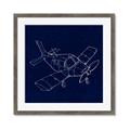 Picture of Airplane Navy I _GroupedProduct_Square_Mini_ _GroupedProduct_Square_Framed_Matted_