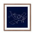 Picture of Airplane Navy I _GroupedProduct_Square_Mini_ _GroupedProduct_Square_Framed_Matted_