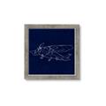 Picture of Airplane Navy II _GroupedProduct_Square_Mini_ _GroupedProduct_Square_Framed_Matted_