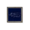 Picture of Airplane Navy II _GroupedProduct_Square_Mini_ _GroupedProduct_Square_Framed_Matted_