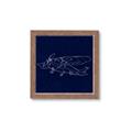 Picture of Airplane Navy II _GroupedProduct_Square_Mini_ _GroupedProduct_Square_Framed_Matted_