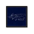 Picture of Airplane Navy II _GroupedProduct_Square_Mini_ _GroupedProduct_Square_Framed_Matted_