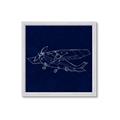 Picture of Airplane Navy II _GroupedProduct_Square_Mini_ _GroupedProduct_Square_Framed_Matted_