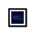 Picture of Airplane Navy II _GroupedProduct_Square_Mini_ _GroupedProduct_Square_Framed_Matted_