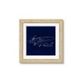Picture of Airplane Navy II _GroupedProduct_Square_Mini_ _GroupedProduct_Square_Framed_Matted_