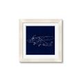 Picture of Airplane Navy II _GroupedProduct_Square_Mini_ _GroupedProduct_Square_Framed_Matted_