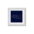 Picture of Airplane Navy II _GroupedProduct_Square_Mini_ _GroupedProduct_Square_Framed_Matted_