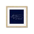 Picture of Airplane Navy II _GroupedProduct_Square_Mini_ _GroupedProduct_Square_Framed_Matted_