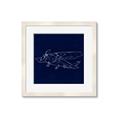 Picture of Airplane Navy II _GroupedProduct_Square_Mini_ _GroupedProduct_Square_Framed_Matted_