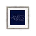 Picture of Airplane Navy II _GroupedProduct_Square_Mini_ _GroupedProduct_Square_Framed_Matted_