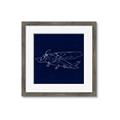 Picture of Airplane Navy II _GroupedProduct_Square_Mini_ _GroupedProduct_Square_Framed_Matted_
