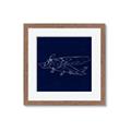 Picture of Airplane Navy II _GroupedProduct_Square_Mini_ _GroupedProduct_Square_Framed_Matted_