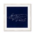 Picture of Airplane Navy II _GroupedProduct_Square_Mini_ _GroupedProduct_Square_Framed_Matted_