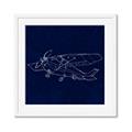 Picture of Airplane Navy II _GroupedProduct_Square_Mini_ _GroupedProduct_Square_Framed_Matted_