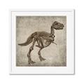 Picture of Dino Skeleton II _GroupedProduct_Square_Mini_ _GroupedProduct_Square_Framed_Matted_