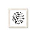 Picture of Dino Party _GroupedProduct_Square_Mini_ _GroupedProduct_Square_Framed_Matted_