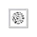 Picture of Dino Party _GroupedProduct_Square_Mini_ _GroupedProduct_Square_Framed_Matted_