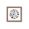 Picture of Dino Party _GroupedProduct_Square_Mini_ _GroupedProduct_Square_Framed_Matted_