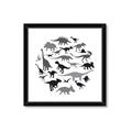 Picture of Dino Party _GroupedProduct_Square_Mini_ _GroupedProduct_Square_Framed_Matted_