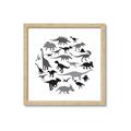 Picture of Dino Party _GroupedProduct_Square_Mini_ _GroupedProduct_Square_Framed_Matted_
