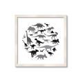 Picture of Dino Party _GroupedProduct_Square_Mini_ _GroupedProduct_Square_Framed_Matted_