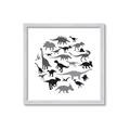 Picture of Dino Party _GroupedProduct_Square_Mini_ _GroupedProduct_Square_Framed_Matted_