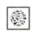Picture of Dino Party _GroupedProduct_Square_Mini_ _GroupedProduct_Square_Framed_Matted_
