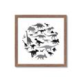 Picture of Dino Party _GroupedProduct_Square_Mini_ _GroupedProduct_Square_Framed_Matted_